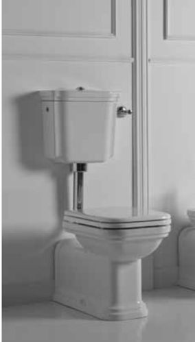 Stand-WC "PROLUNGATO" inkl. Softclose Sitz aus Polyresin