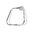 Handtuchring "Prisma" aus Messing im klassischem Design